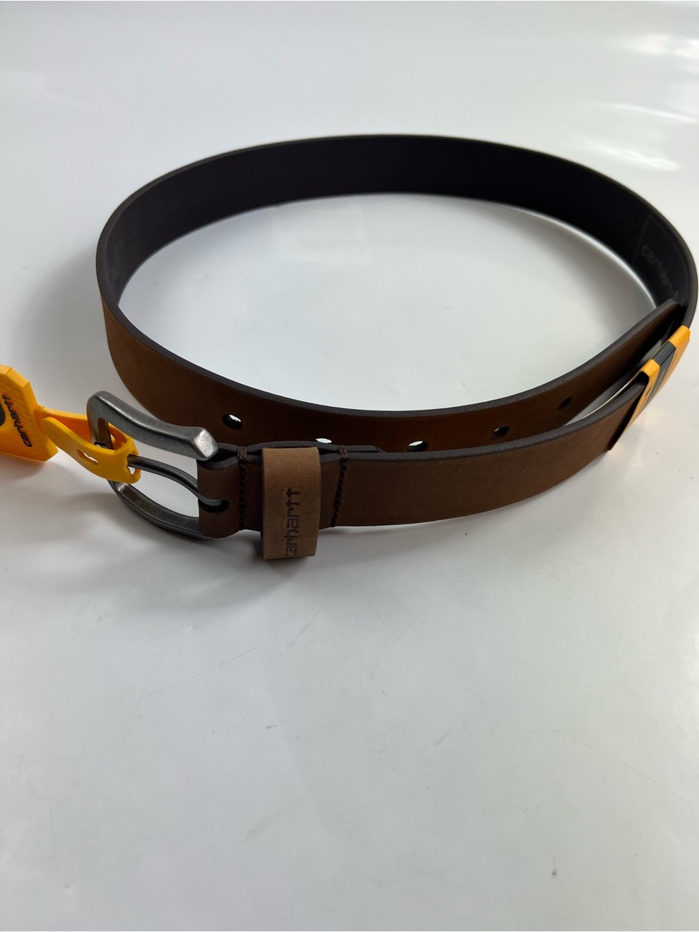 Carhartt Men’s WB5618-W Full Grain Leather Belt Size M